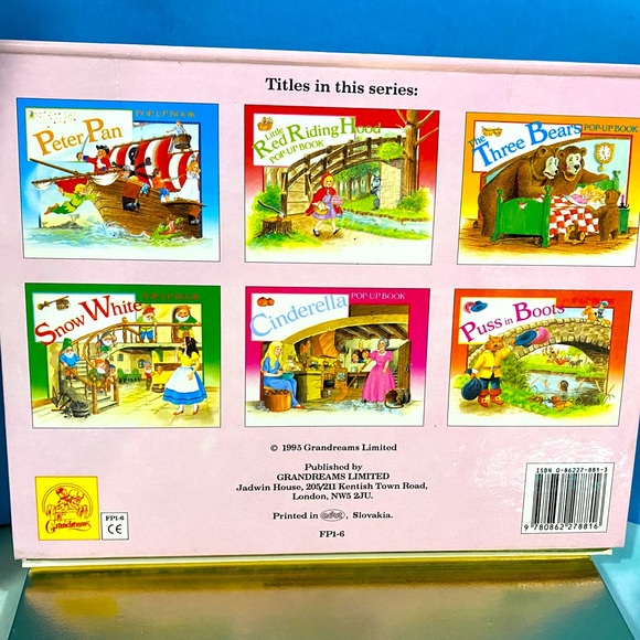 LITTLE RED RIDIND HOOD VTG 1999 PoP-UP HARDCOVER BOOK BY GRANDREAMS LIMITED - Picture 14 of 15